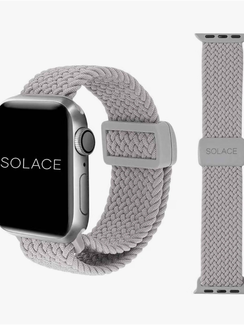 Solace Braided Loop Watch Band for Women — Pearl